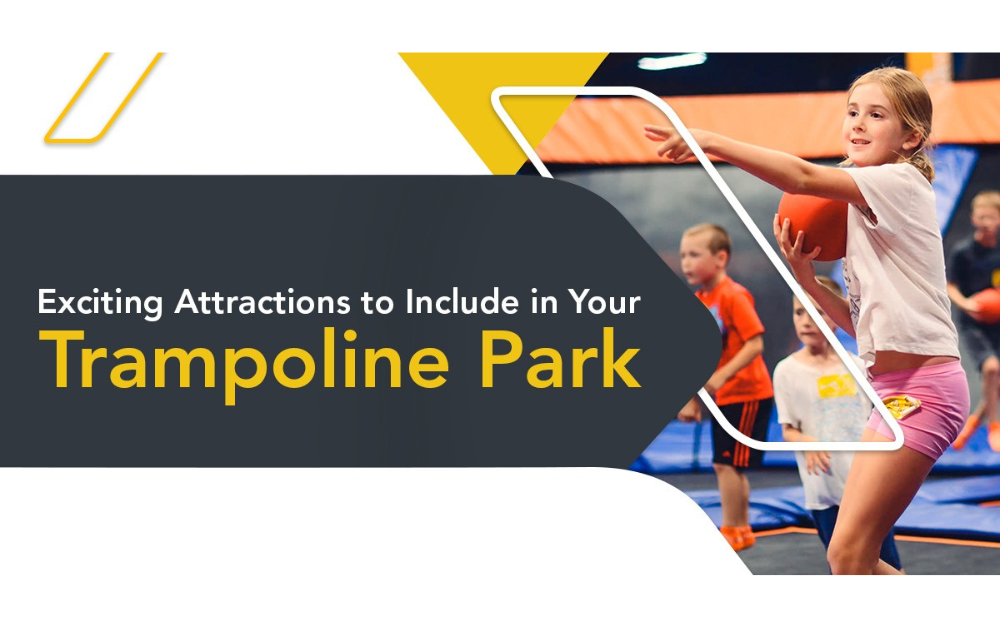 Trampoline park attractions